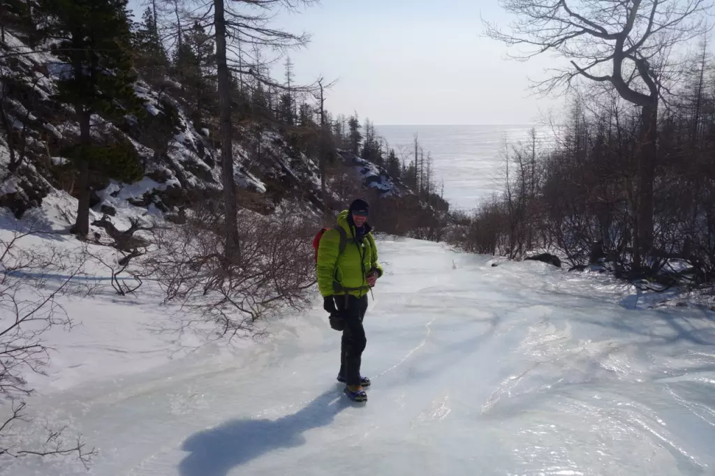 Sur la rivière Ledianaia