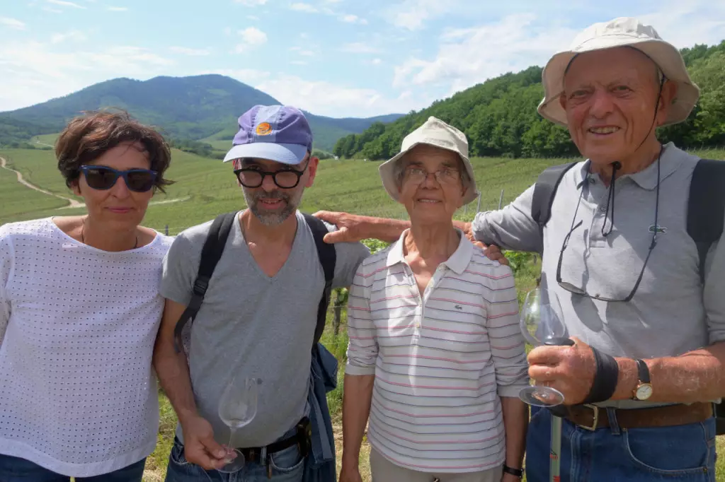 Une partie de la famille Ostertag, Muenchberg, mai 2016 (manquent sur la photo Annie et Arthur Ostertag)