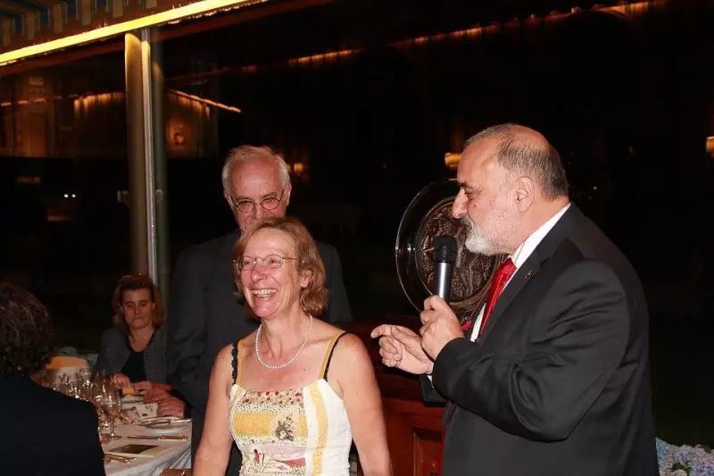 Wine Symposium 2015, Marie-Thérèse Chappaz, Prix Lalique, en compagnie de François Mauss et de Helmut Donnhoff, prix Lalique 2014